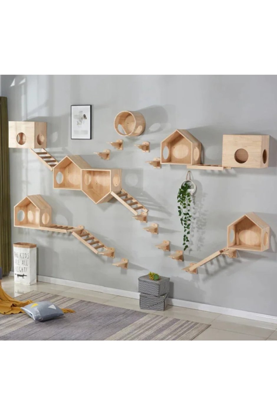 Настенная лестница для кошек Ladder