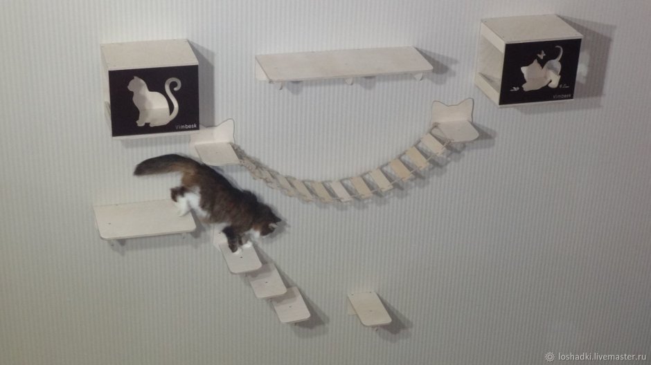 Полки лесенки для кошек