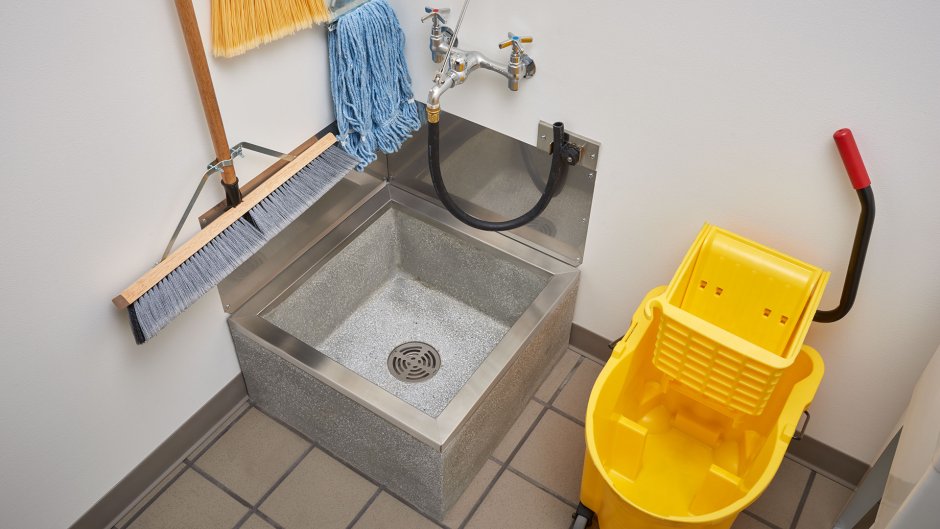 TSB-500 36" X 36" Stockton terrazzo Mop basin