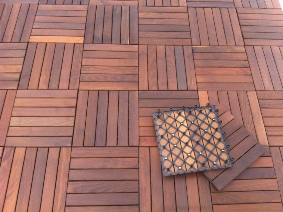 Садовый паркет thermodecking