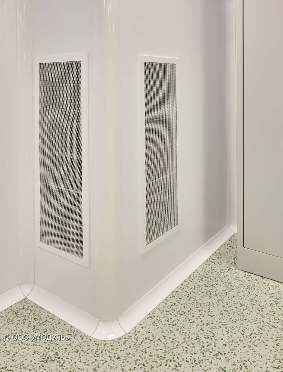 Напольный плинтус для чистых помещений