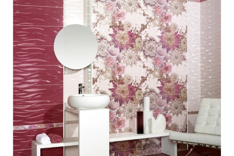 Плитка настенная Siena Malva 25х75