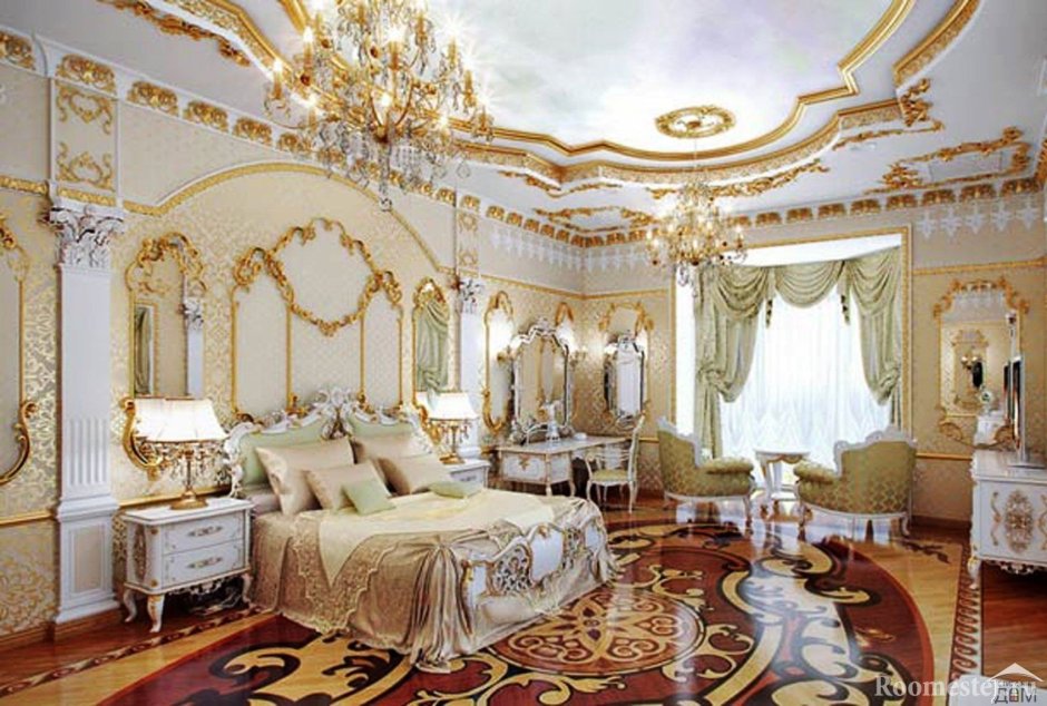 Luxury Mansion Interior спальни