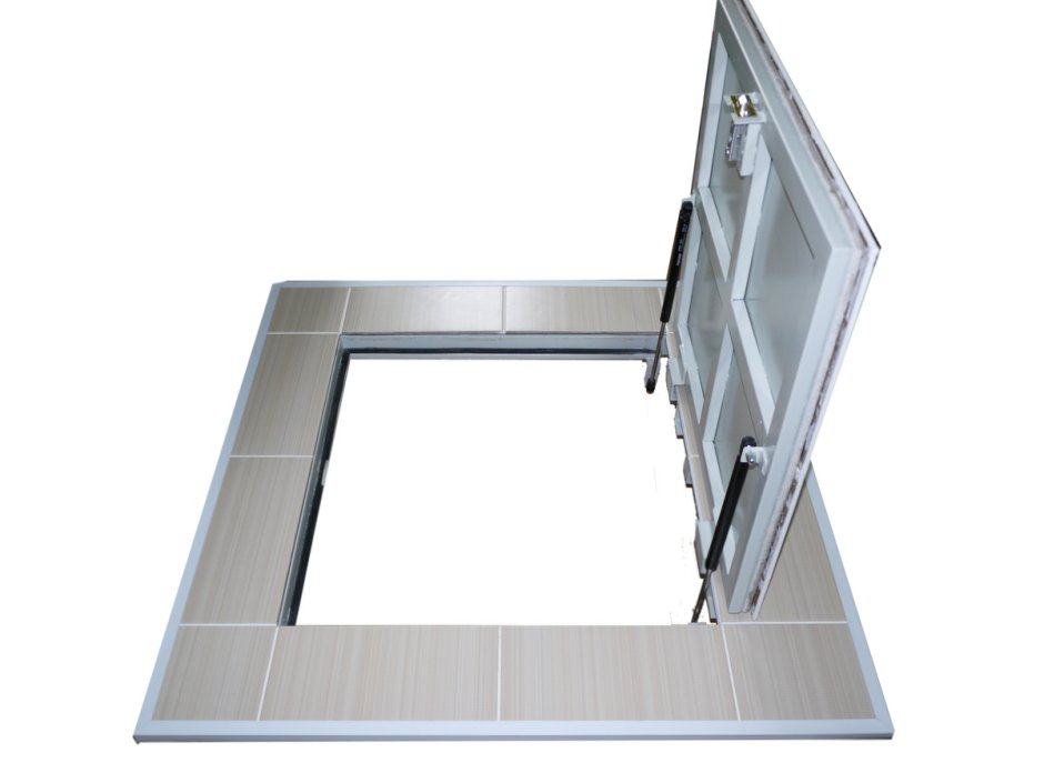 Люк напольный под плитку Floor d6080