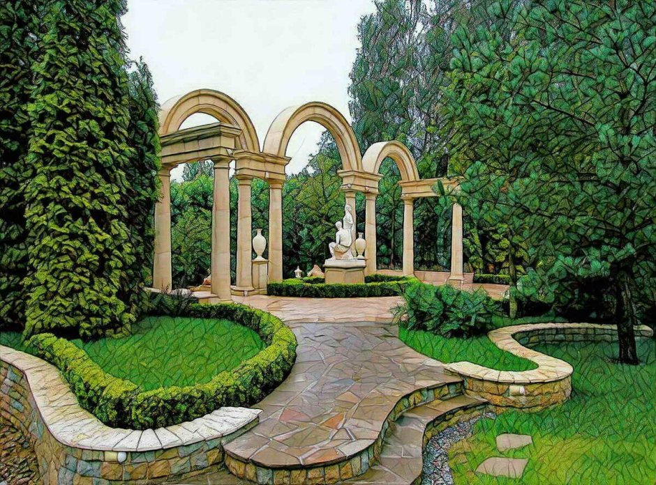 Парк в классическом стиле