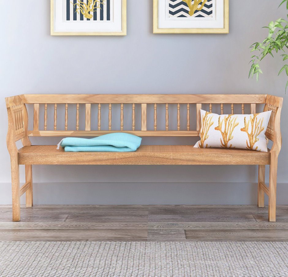 Скамья Wood Bench, Тип b-Wave арт. 9306