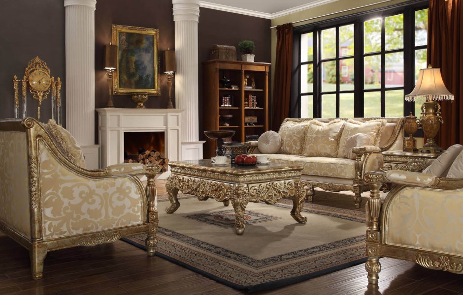 Gold finish Victorian Furniture