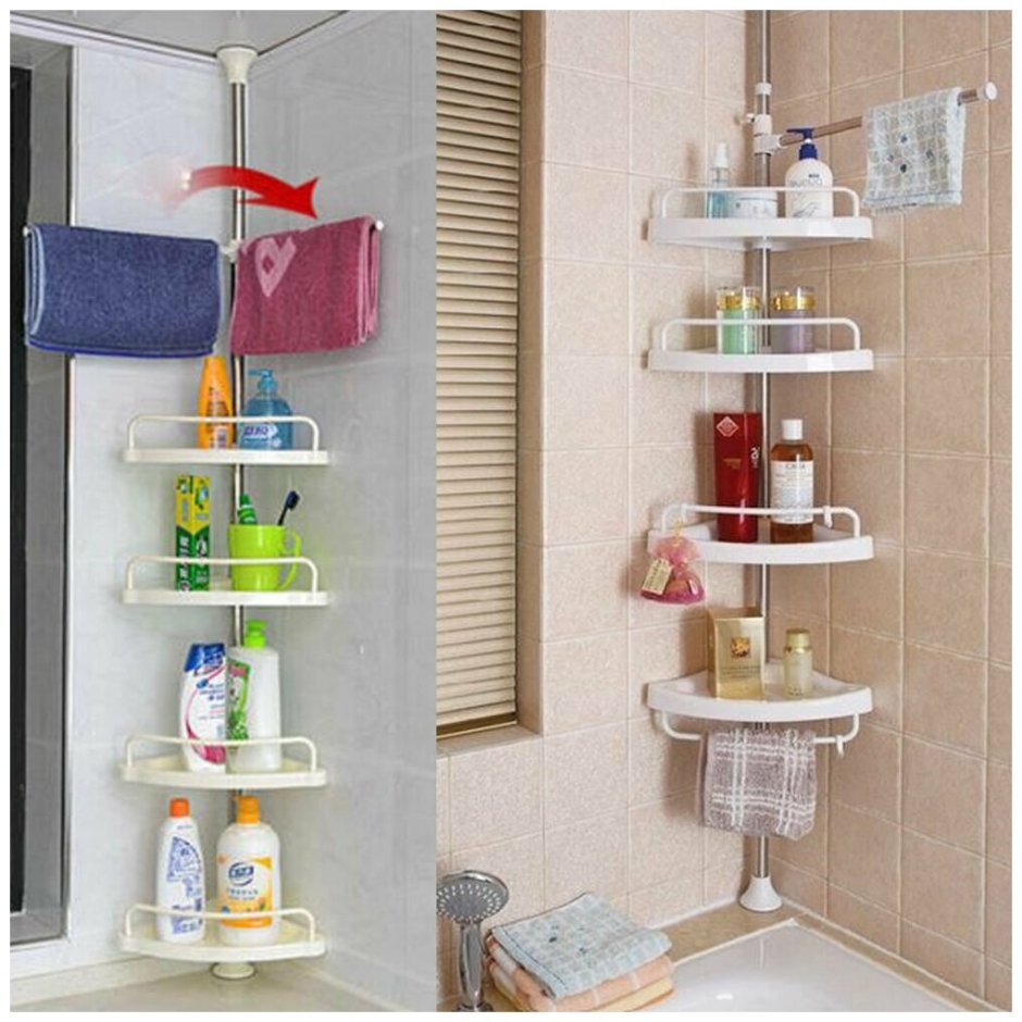 Угловая полка для ванной Multi Corner Shelf