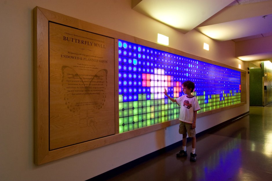Интерактивная стена Kinect