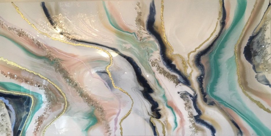 Керамогранит Geode Resin artwork Metallic 60*120
