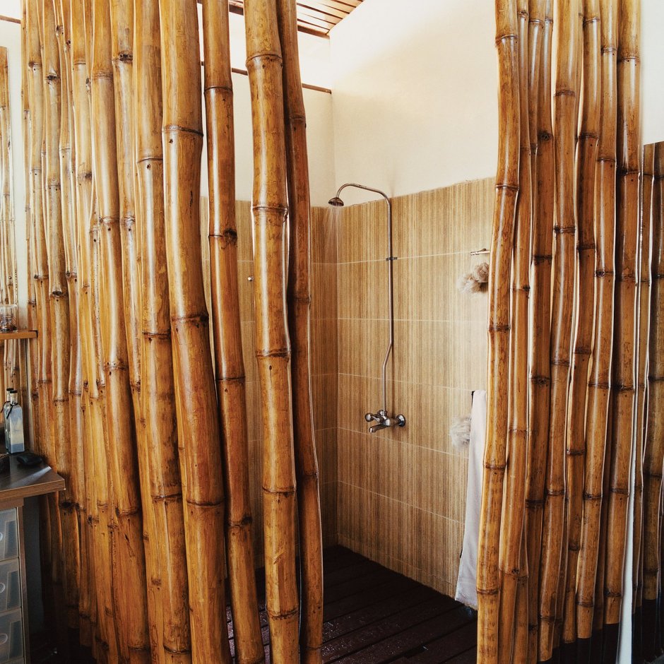 Ванная комната из бамбука