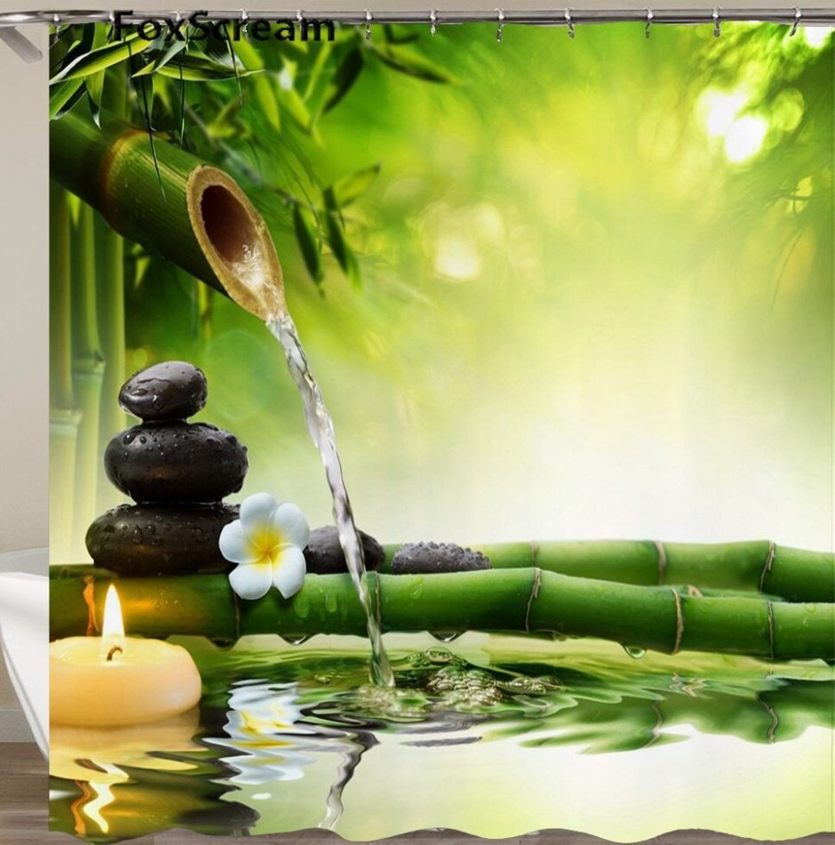 Картина с изображением бамбука по фен шуй