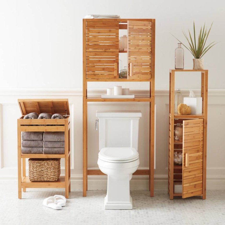 Бамбуковая мебель для ванных