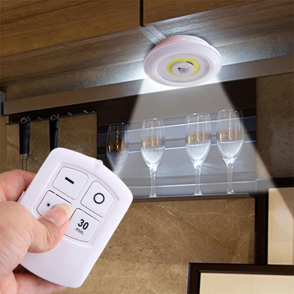 Светодиодный фонарь-подсветка Push Light 3 Вт на батарейках