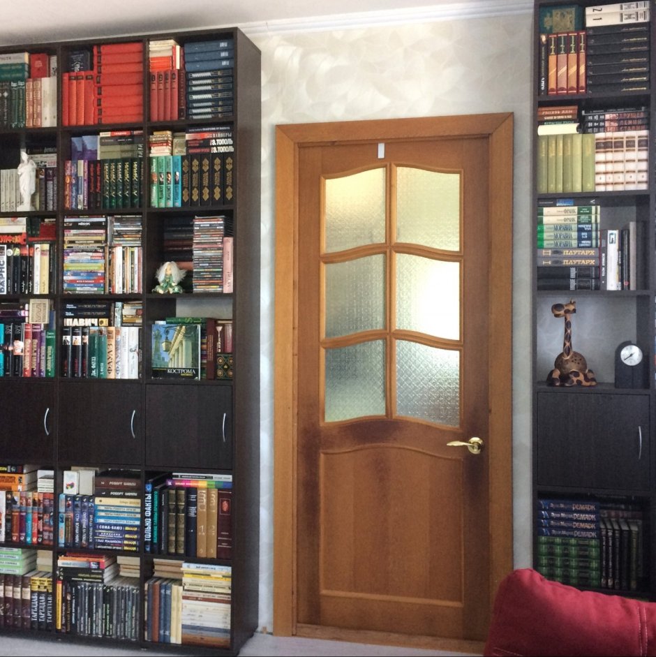 Книжный шкаф во всю стену