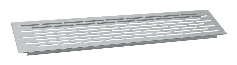 Решетка вентиляционная 500х100 мм, инокс KK-d50100-06