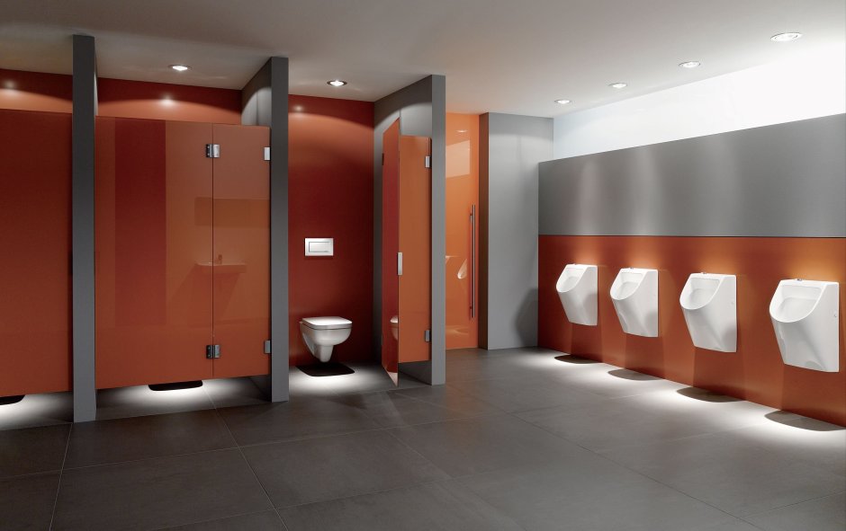 Дизайн общественного туалета