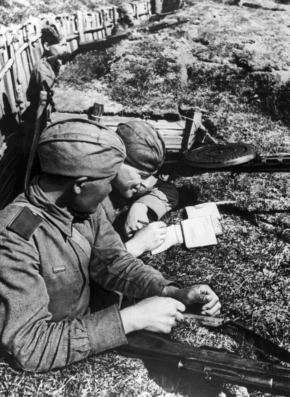 Война 1941 год солдаты в окопах