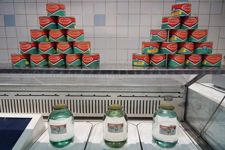 Полки магазинов в СССР