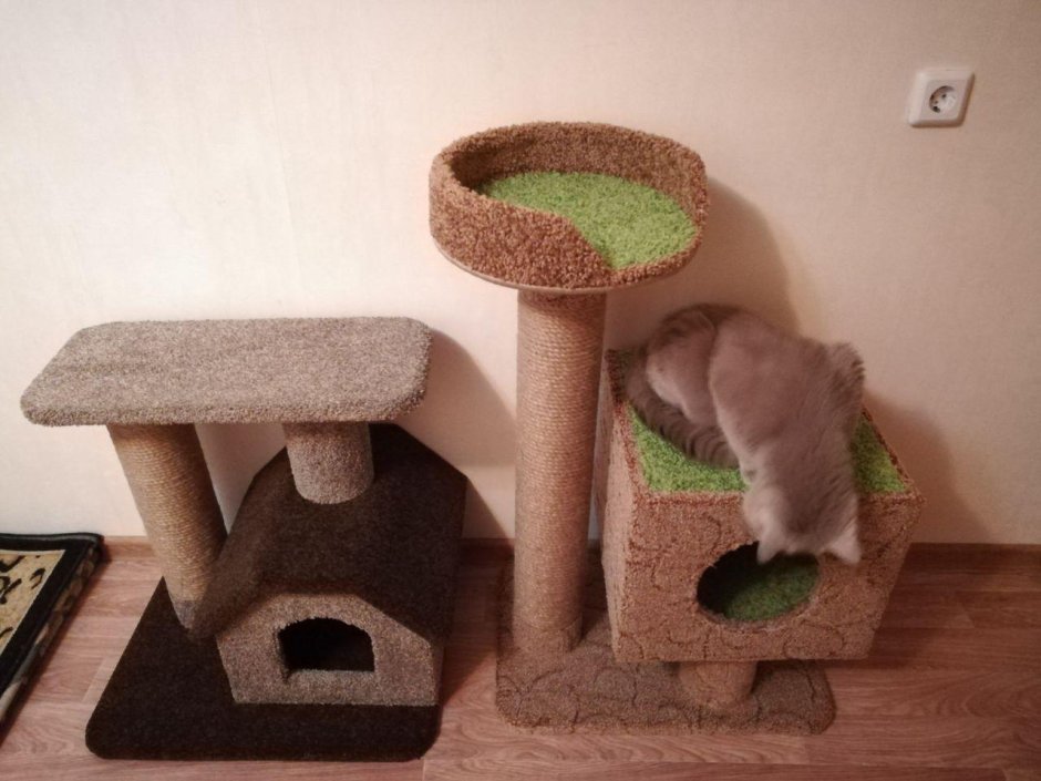 Домик для кошки из ДСП