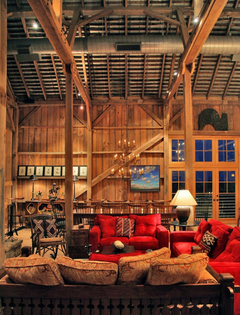 Barn интерьер