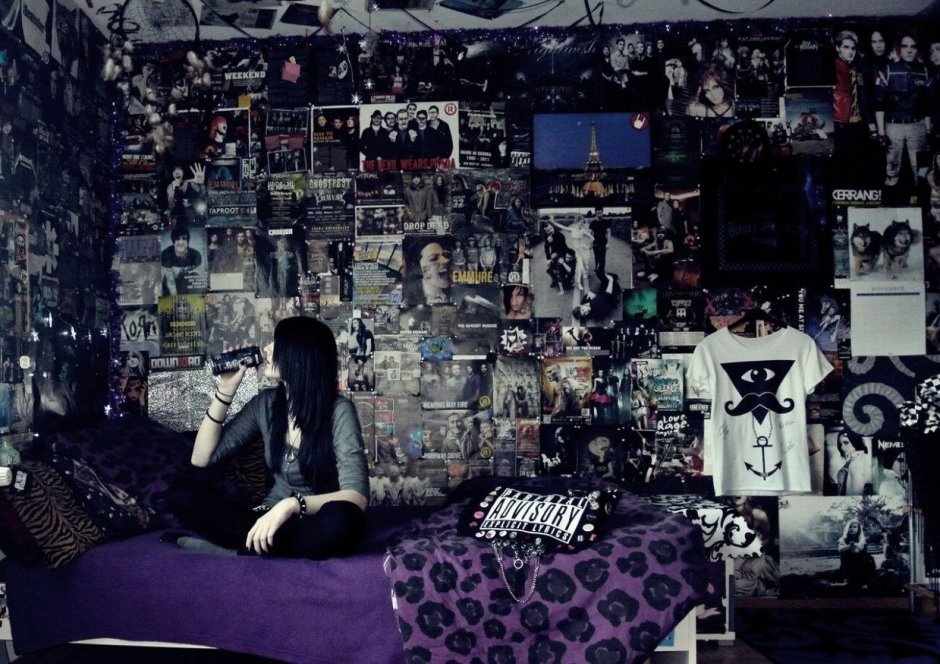 Комната в стиле emo
