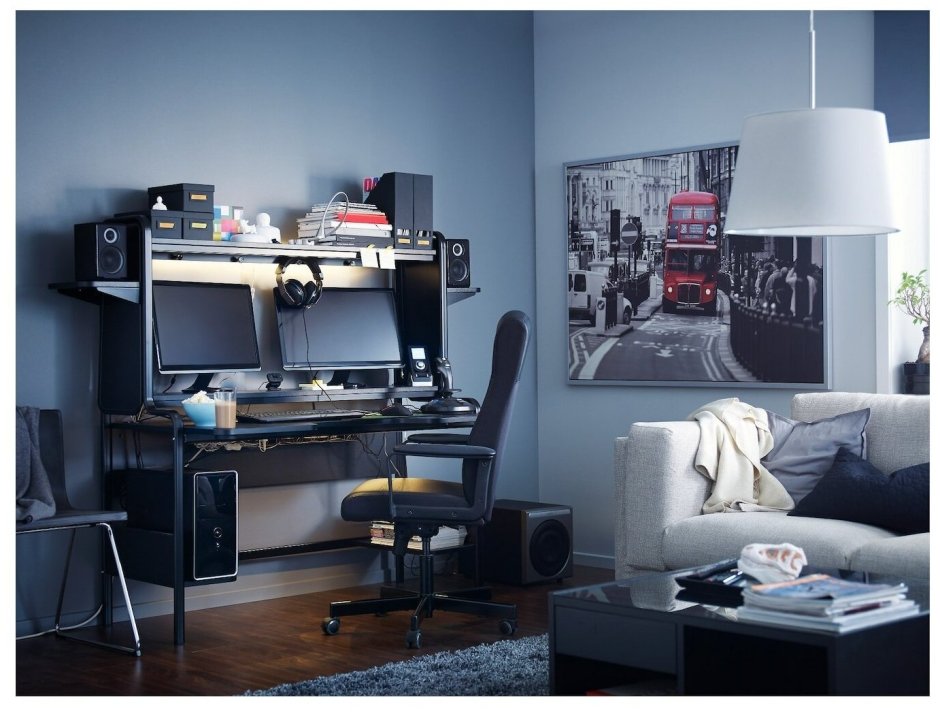 Компьютерный стол ikea fredde