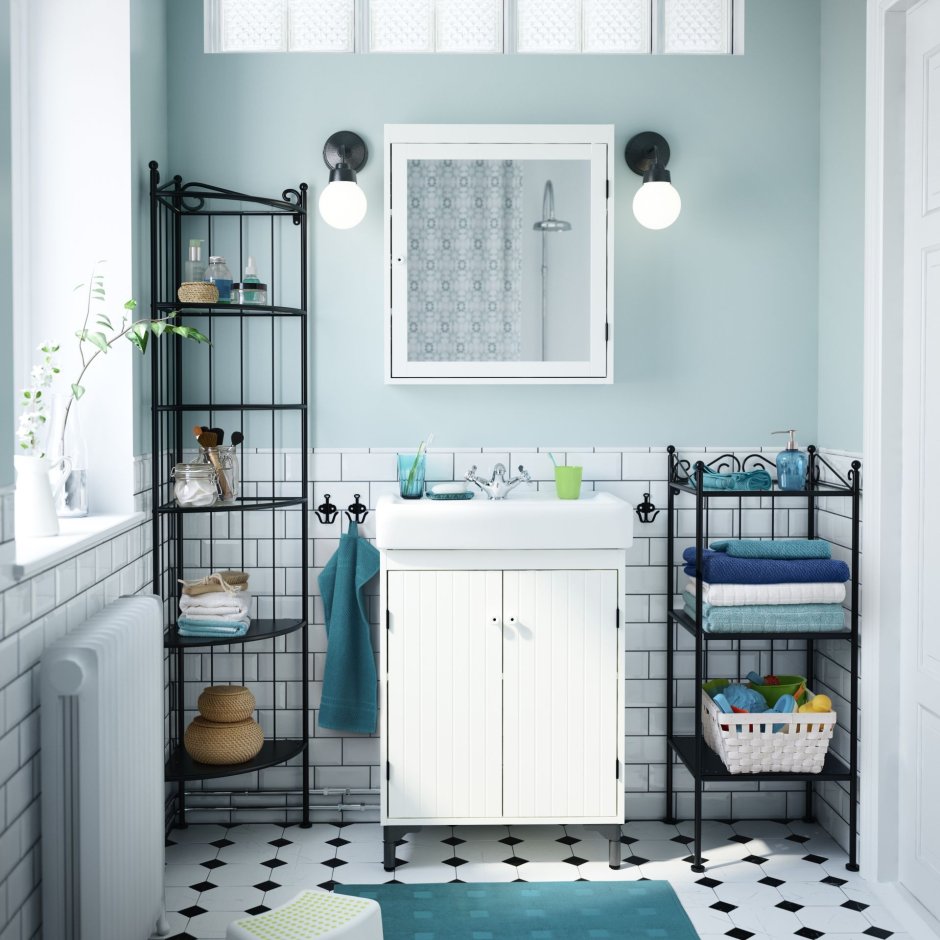 Стеллаж ikea рёншэр 703.696.31