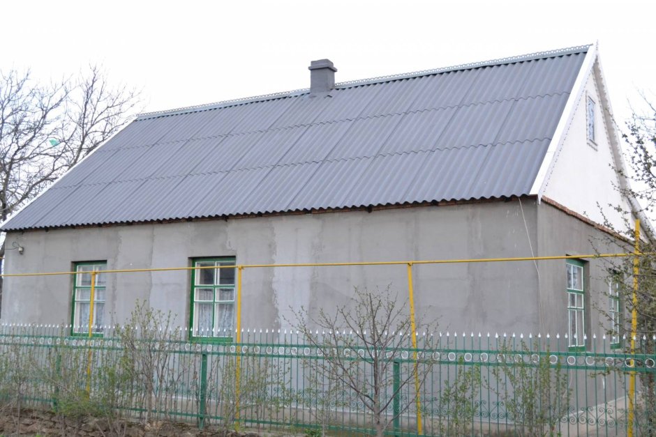 Фасад из шифера