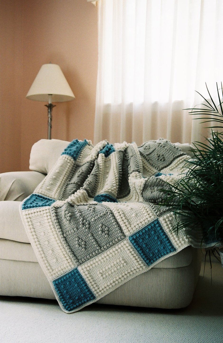 Вязаное одеяло