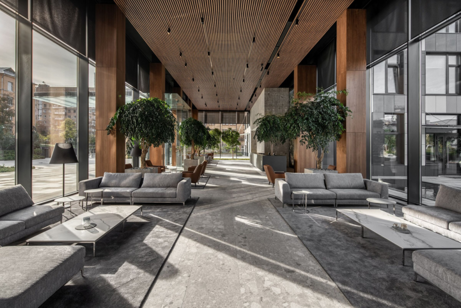 Residential Complex Lobby Interior Design