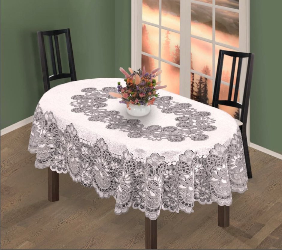 Скатерть haft 120x120см