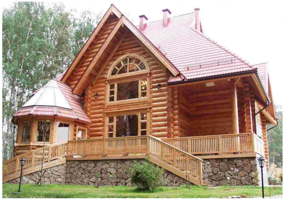 Терем из калиброванного бревна