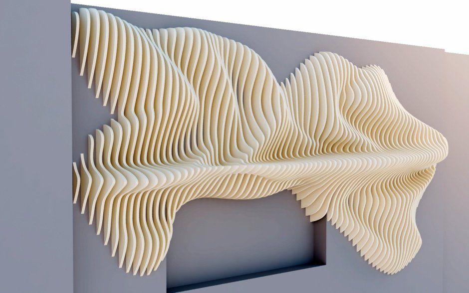 Параметрическая 3d панель Stem