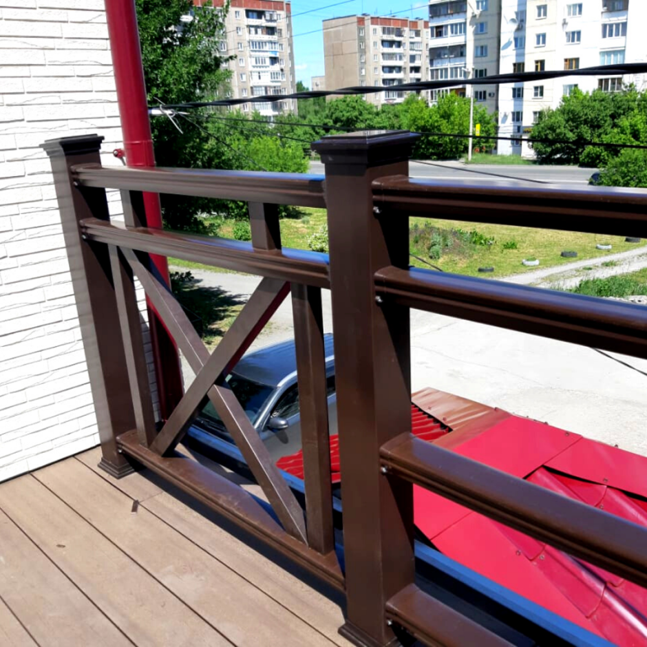 ДПК ограждения балкона Holzhof