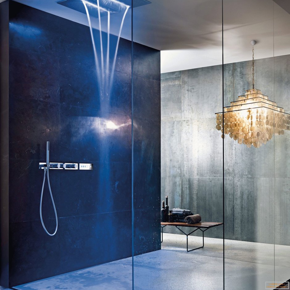 Потолочная душевая панель 530х346 Fantini acqua Zone