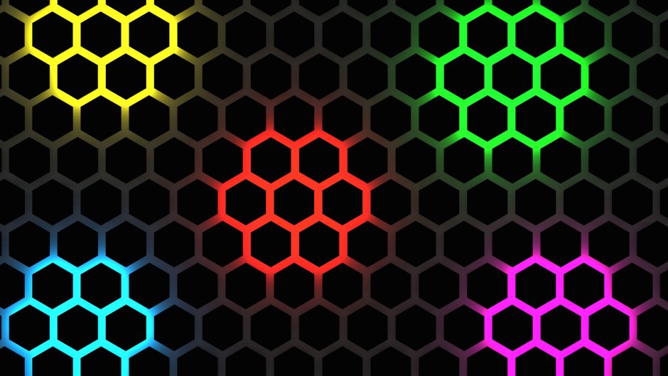 Hexagon 4k фон