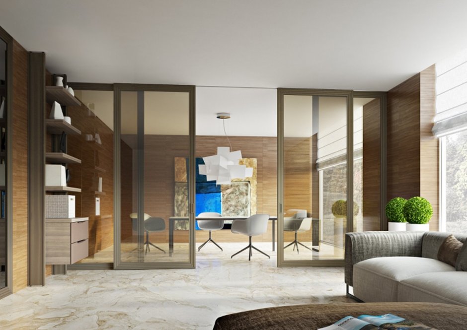 Union.Doors раздвижные перегородки