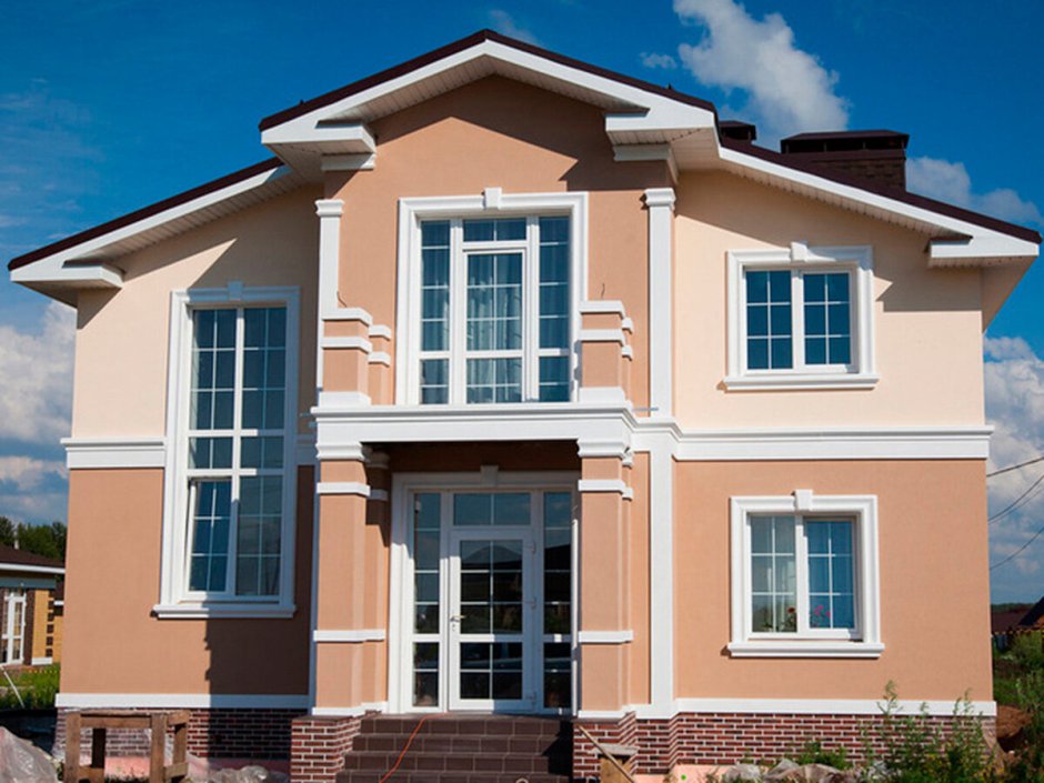 Краска для фасадов домов