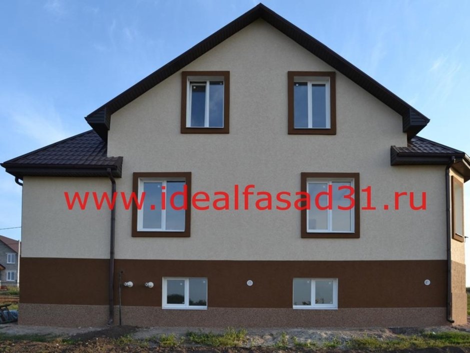 Отделка домов короедом