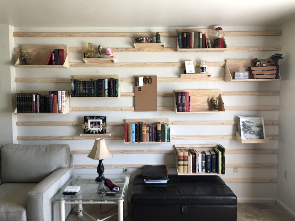 Rows of Miscellaneous Shelves