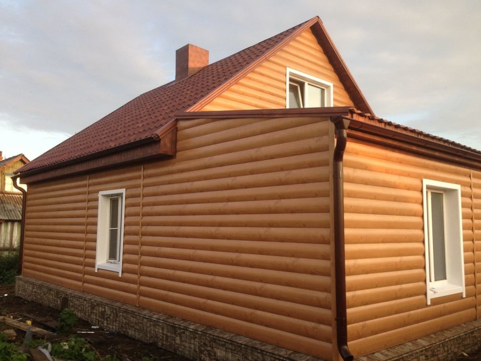 Металлосайдинг блок Хаус