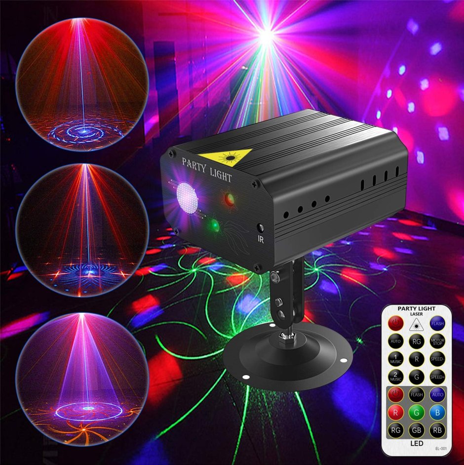Диско мини лазер