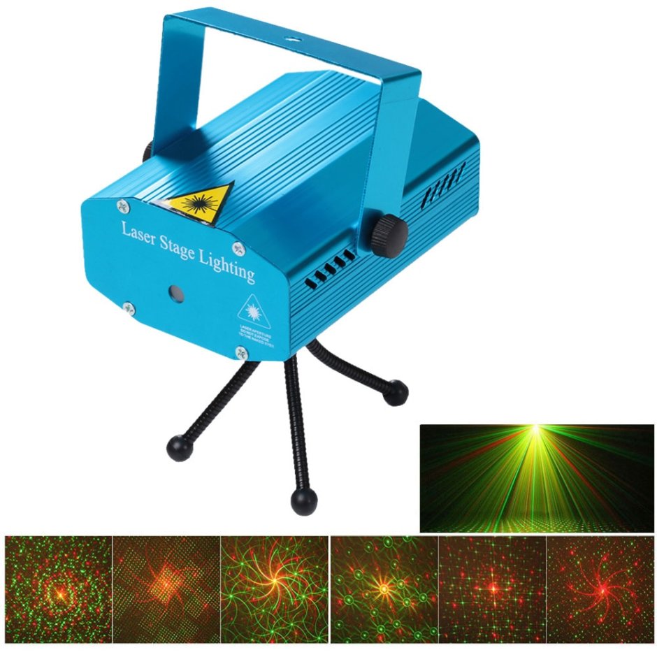 Лазерный мини-проектор Mini Laser Stage Lighting