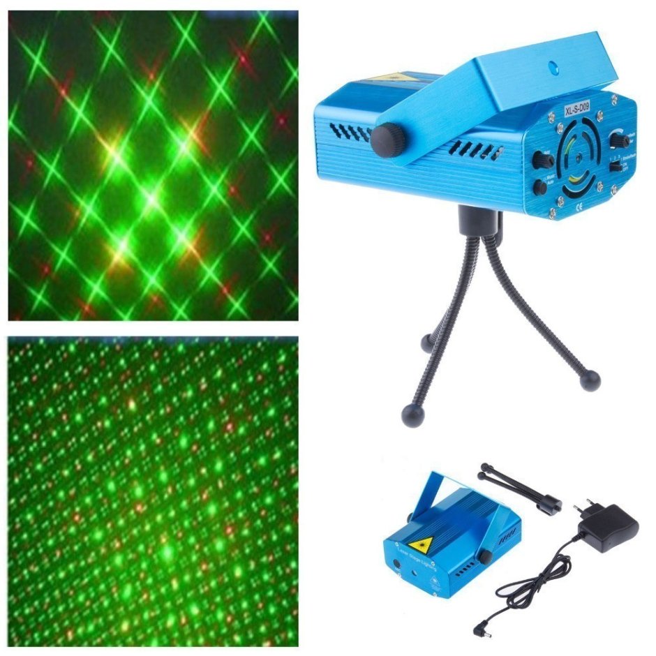 Лазерный проектор Mini Laser Stage Lighting