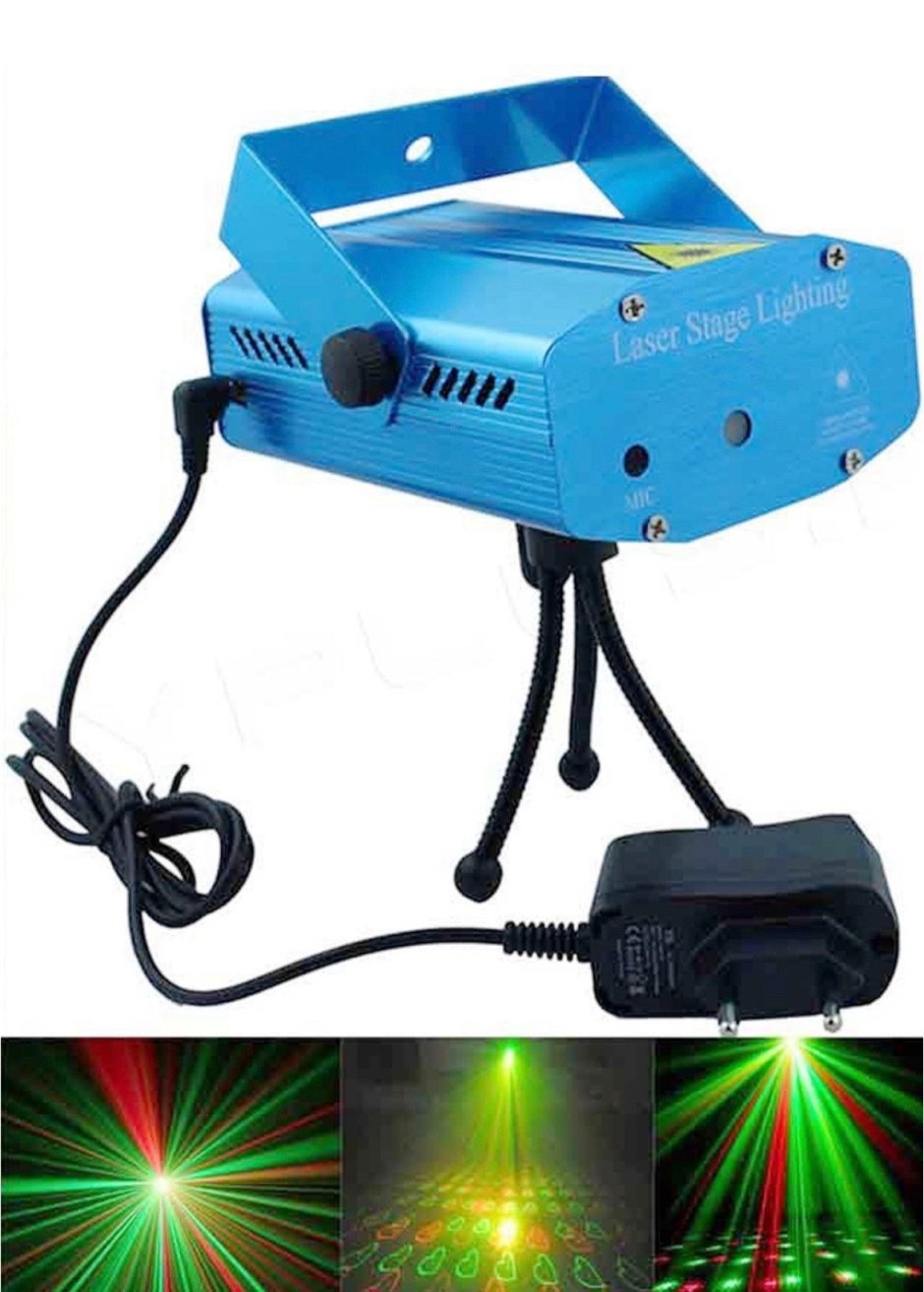 Лазерный мини-проектор Mini Laser Stage Lighting