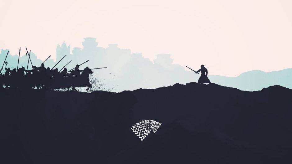 Игра престолов арт minimalism