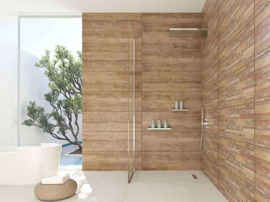 Керамический душевой поддон Aquanit 90[135 line beton Cream