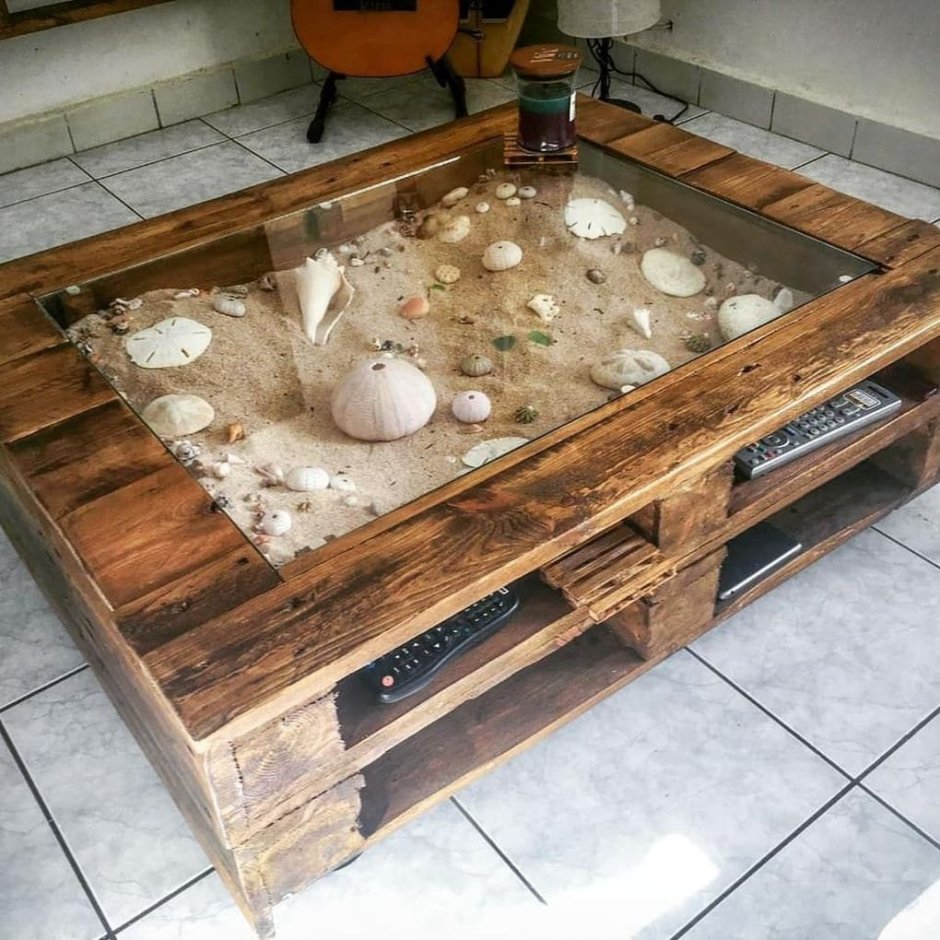 Журнальный столик из паллет