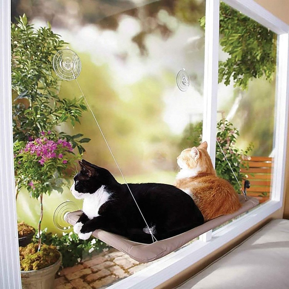 Лежанка подвесная для кошек Sunny Seat Window Mounted Cat Bed